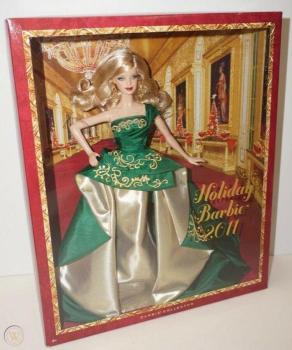 Mattel - Barbie - 2011 Holiday - Caucasian - кукла